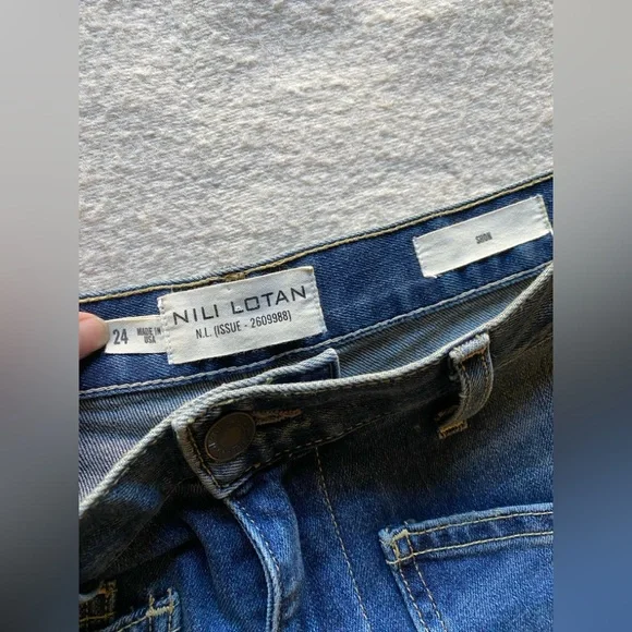 Nili Lotan Shon Jeans Sz 24 - Picture 2 of 3